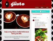 Tablet Screenshot of cafegusto.com